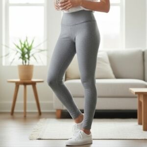 NEW- No Boundaries Gray Leggings High Waist Stretchy